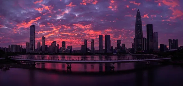 深圳湾世纪晚霞 2