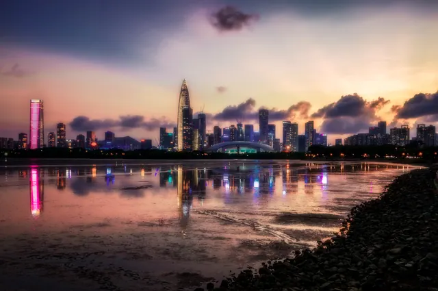 北湾鹭港霞光 1