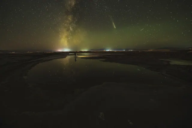 大柴旦木盐湖银河彗星 3