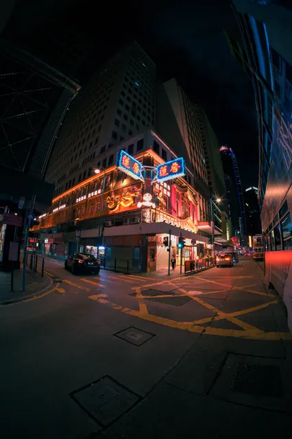香港雨夜扫街 1